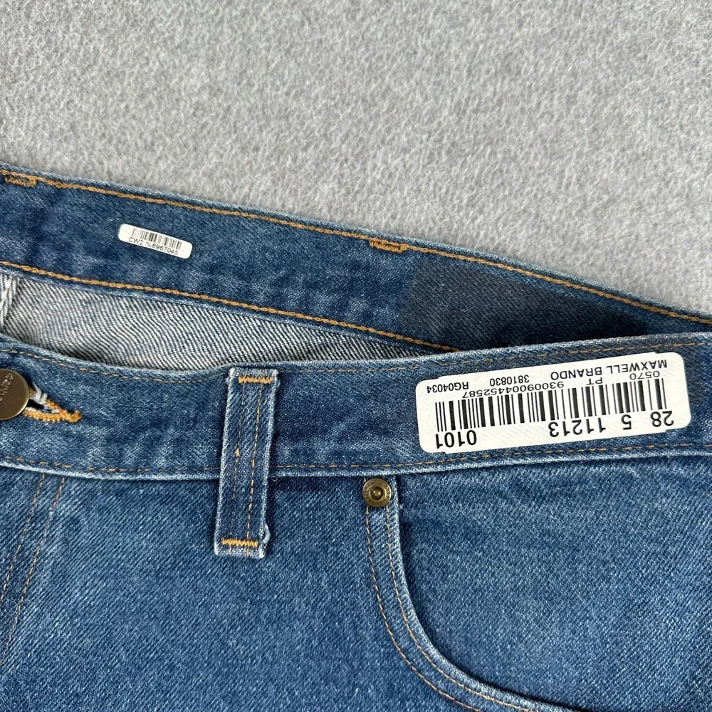 Carhartt Jeans‎ Mens 40x34 Blue Relaxed Fit B49 Straight Leg Denim Work Pants